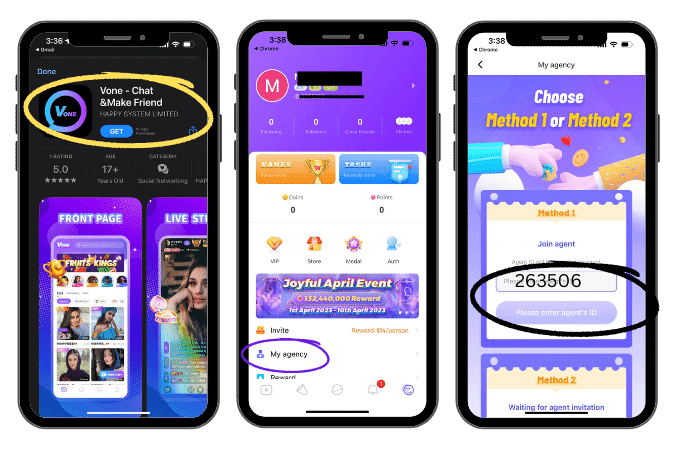Vone Host Earning