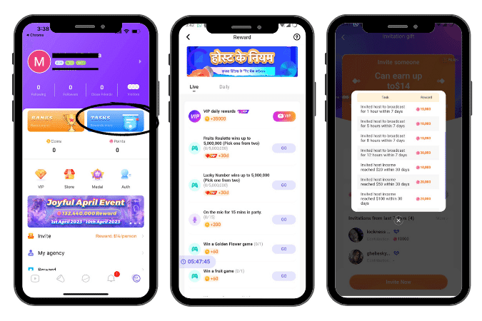 VONE REWARD INCOME