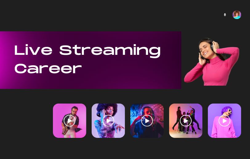 how to make career as live streamer