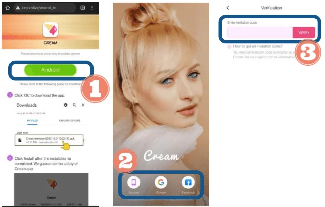 cream app agency