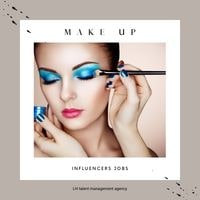 makeup influencer job