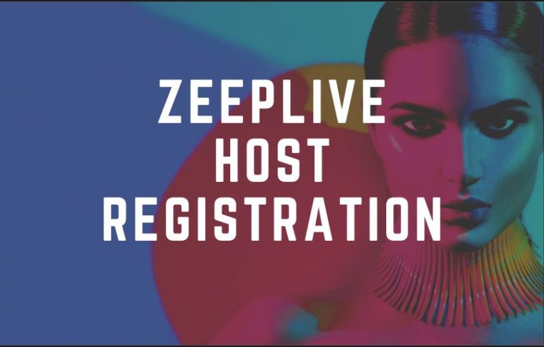 Zeeplive Host Registration